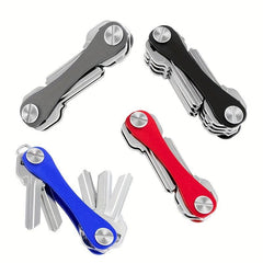 Stylish Metal Key Holder Keychain for Organized Keys in Home or Office