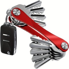 Stylish Metal Key Holder Keychain for Organized Keys in Home or Office