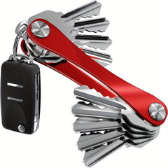 Stylish Metal Key Holder Keychain for Organized Keys in Home or Office