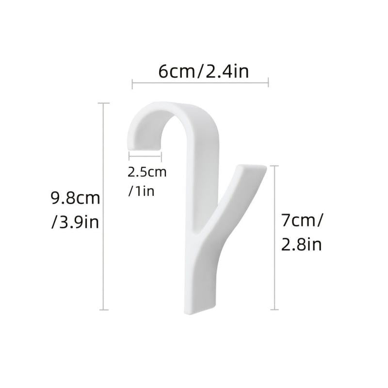 Plastic Over the Door Hooks - Towel Radiator Hook