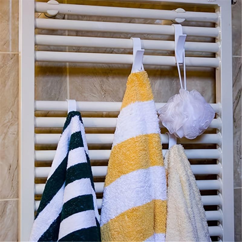 Plastic Over the Door Hooks - Towel Radiator Hook