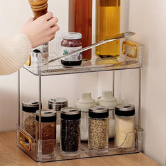 Desktop Storage Rack for Cosmetics Perfumes Kettles Double Layer