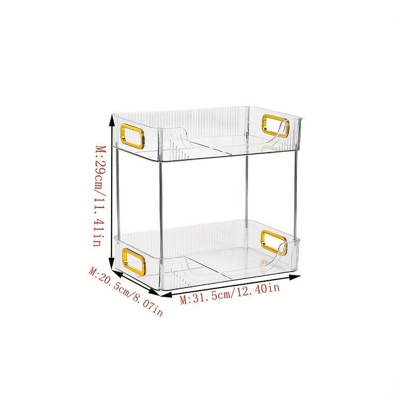 Desktop Storage Rack for Cosmetics Perfumes Kettles Double Layer