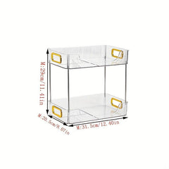 Desktop Storage Rack for Cosmetics Perfumes Kettles Double Layer
