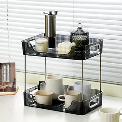 Desktop Storage Rack for Cosmetics Perfumes Kettles Double Layer