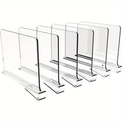 Cabinet Storage Divider Boards for Wardrobe Organization - Set of 6