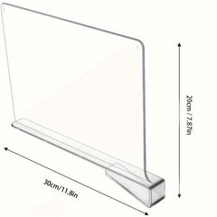 Cabinet Storage Divider Boards for Wardrobe Organization - Set of 6