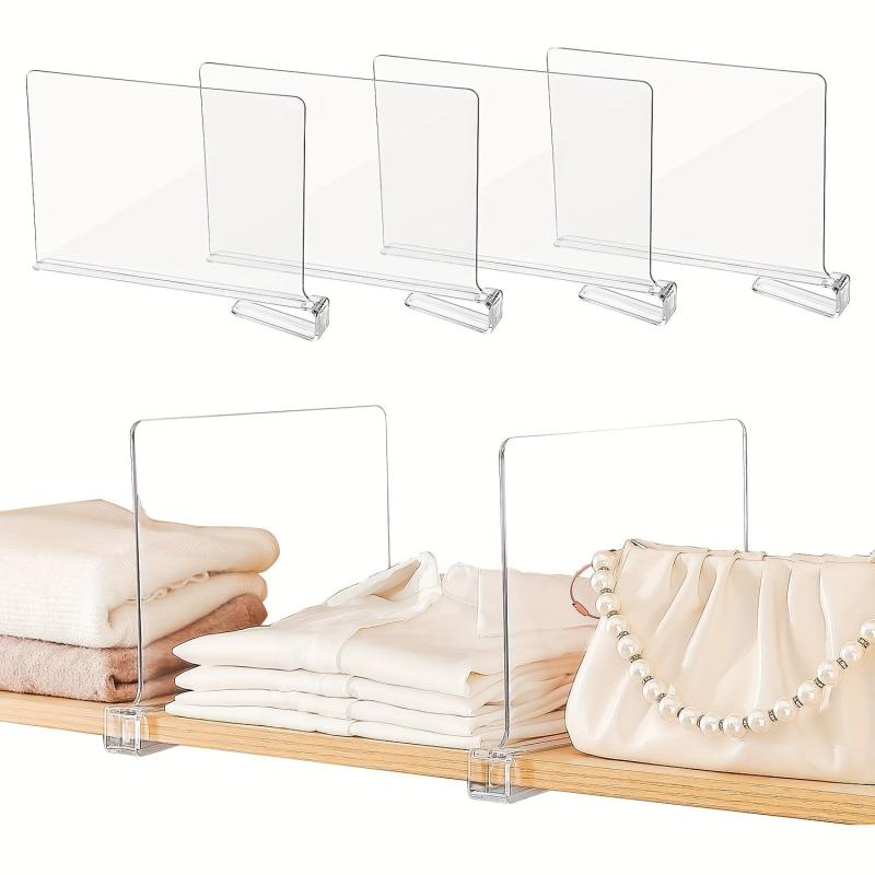 Cabinet Storage Divider Boards for Wardrobe Organization - Set of 6
