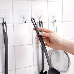 Transparent Wall Mounted Sticky Hook - Self Adhesive Multiuse Hanging Hook