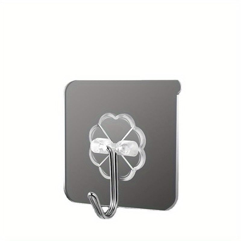 Transparent Wall Mounted Sticky Hook - Self Adhesive Multiuse Hanging Hook