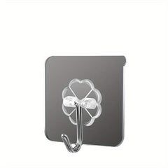 Transparent Wall Mounted Sticky Hook - Self Adhesive Multiuse Hanging Hook