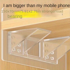 8pcs Shelf Support Peg Self Adhesive Clips - Load-bearing Partition Pin