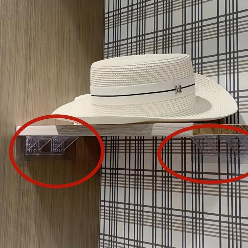 8pcs Shelf Support Peg Self Adhesive Clips - Load-bearing Partition Pin