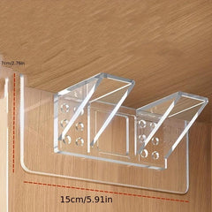 8pcs Shelf Support Peg Self Adhesive Clips - Load-bearing Partition Pin