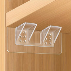 8pcs Shelf Support Peg Self Adhesive Clips - Load-bearing Partition Pin