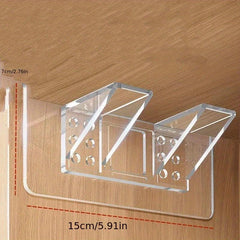 8pcs Shelf Support Peg Self Adhesive Clips - Load-bearing Partition Pin