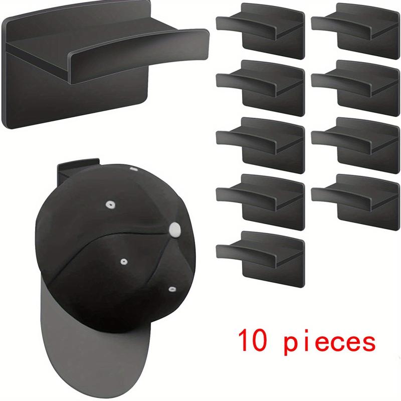 10pcs Hat Hooks For Wall Adhesive Baseball Hat Holder