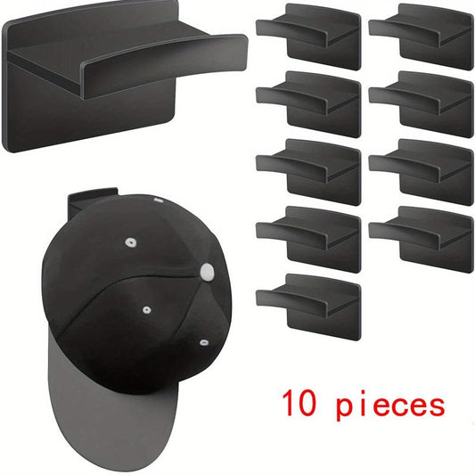 10pcs Hat Hooks For Wall Adhesive Baseball Hat Holder