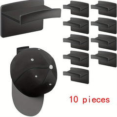 10pcs Hat Hooks For Wall Adhesive Baseball Hat Holder