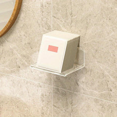 Floating Bathroom Shelves for Organized Storage of Cosmetics and Makeup Remover