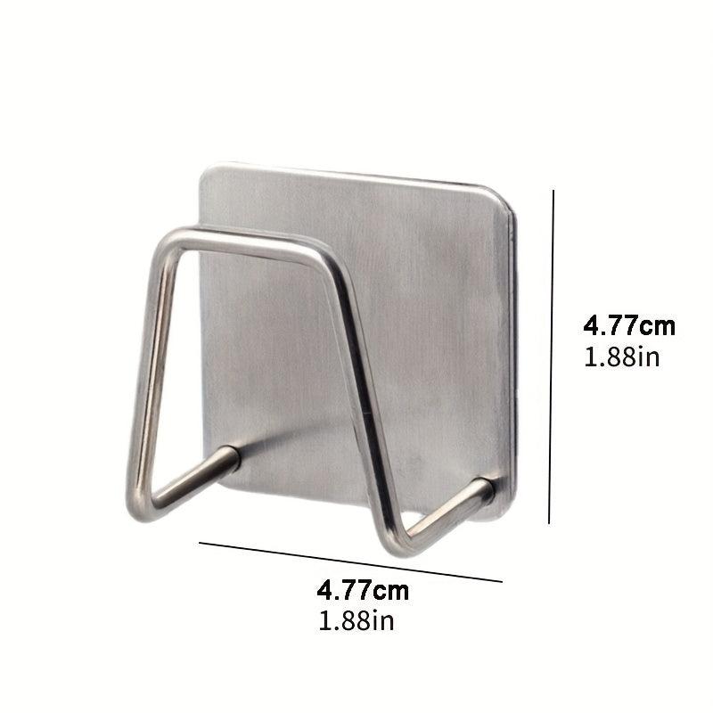 Wall Mount Sponge Holder Stainless Steel Sink Drain Rack