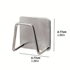 Wall Mount Sponge Holder Stainless Steel Sink Drain Rack