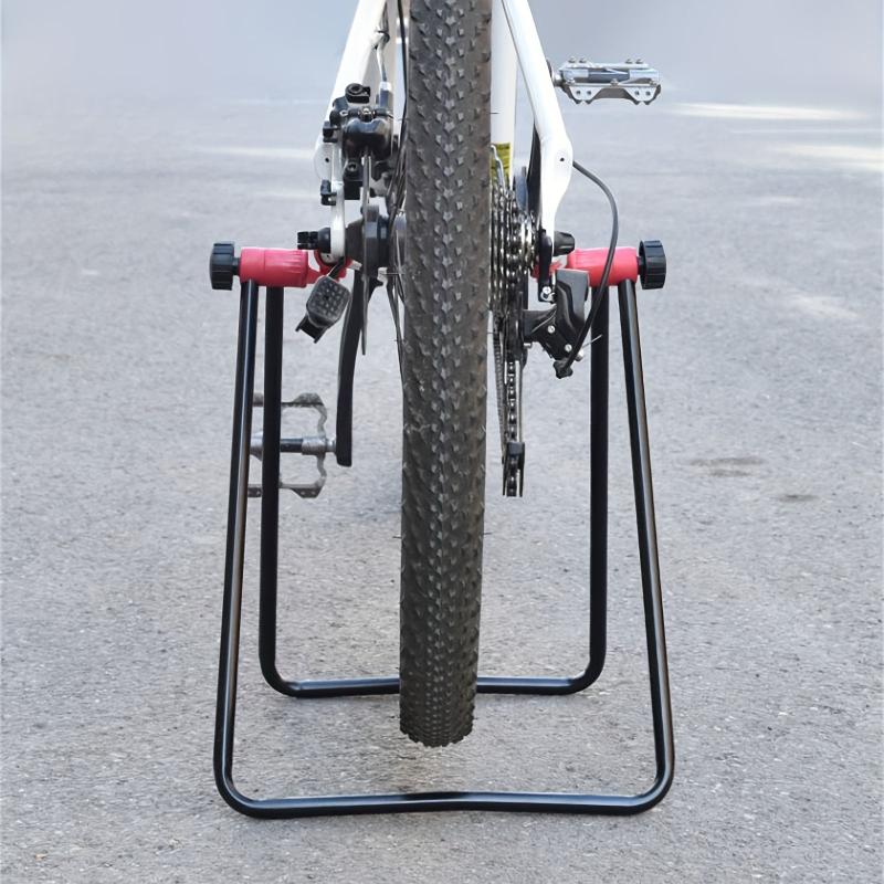 1pc Bike Parking Rack Maintenance Stand Foot Support Bracket Indoor Repair