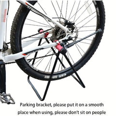 1pc Bike Parking Rack Maintenance Stand Foot Support Bracket Indoor Repair