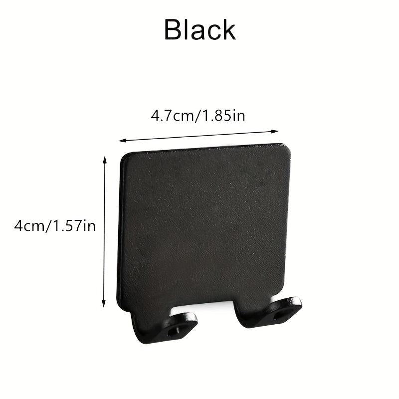 2pcs Aluminum Shaving Razor Holder Self Adhesive Wall Hook