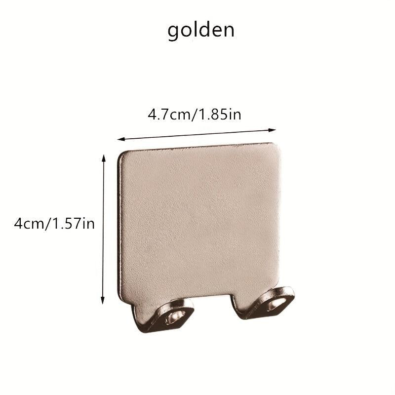 2pcs Aluminum Shaving Razor Holder Self Adhesive Wall Hook