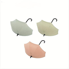 3pcs Nordic Umbrella Styling Hook Self Adhesive Wall Hook Punch Key Holder Hook