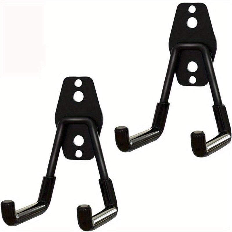 6pcs Garage Storage Utility Hooks Wall Mount Steel Hooks Garden Organizer