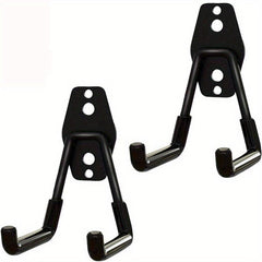 6pcs Garage Storage Utility Hooks Wall Mount Steel Hooks Garden Organizer