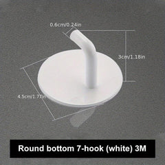Stainless Steel Self Adhesive Hooks for Wall Coat Rack Key Holder Towel Hooks
