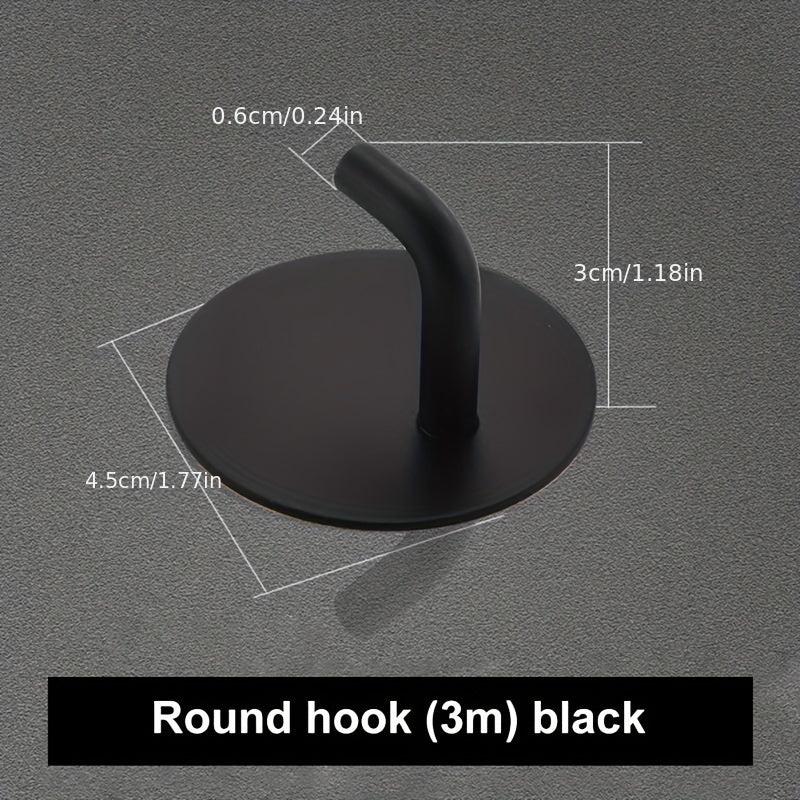Stainless Steel Self Adhesive Hooks for Wall Coat Rack Key Holder Towel Hooks