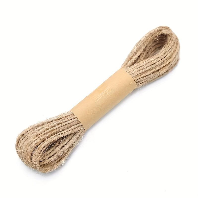 10M Vintage Jute Rope DIY Gift Packaging for Holidays