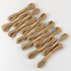10M Vintage Jute Rope DIY Gift Packaging for Holidays