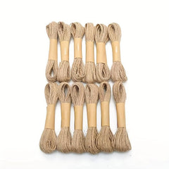 10M Vintage Jute Rope DIY Gift Packaging for Holidays