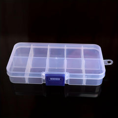 Plastic Storage Box Jewelry Earring Bead Screw Holder Case Display Organizer