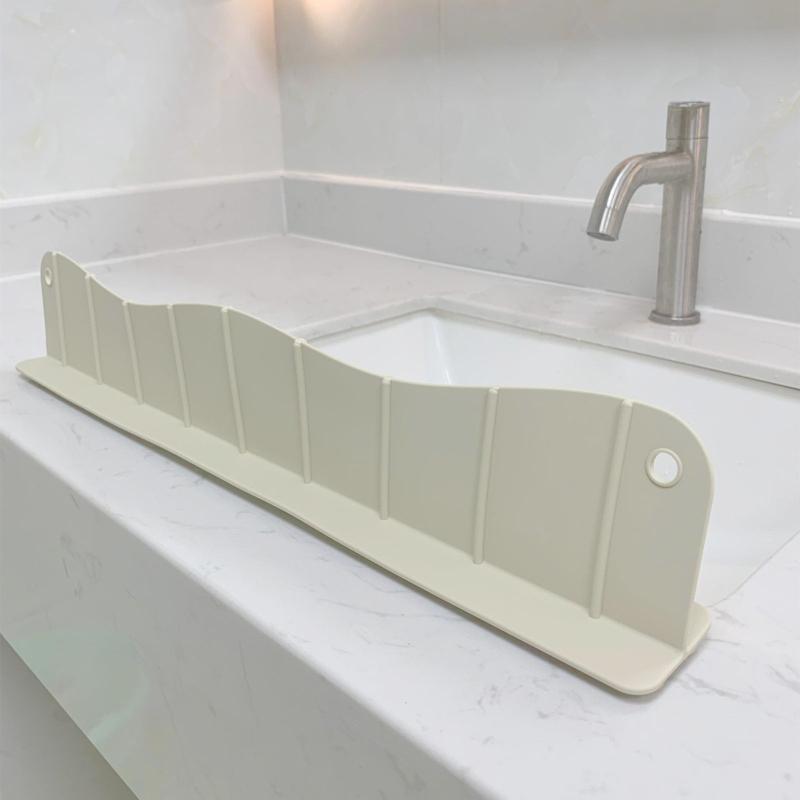 Silicone Sink Splash Guard Mat w/ Strong Sucker Water Splashes Protection