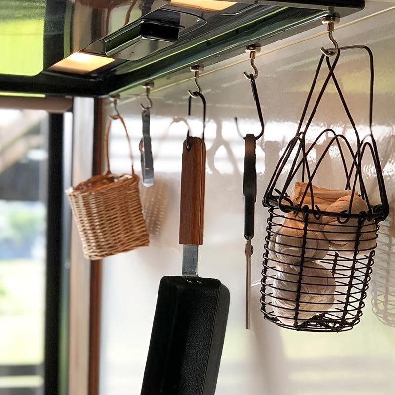 6pcs Magnetic Hooks Heavy Duty Magnet Holder Wall Hanging Hanger