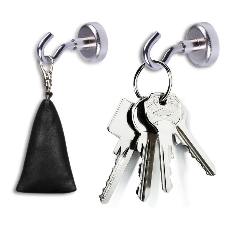6pcs Magnetic Hooks Heavy Duty Magnet Holder Wall Hanging Hanger