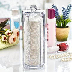 2pcs Clear Canister Set Bathroom Jars Storage Box