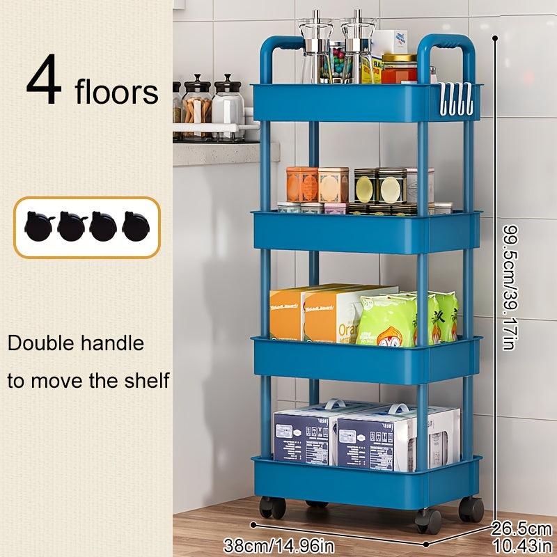 Multifunctional Cart with Wheels for Organization