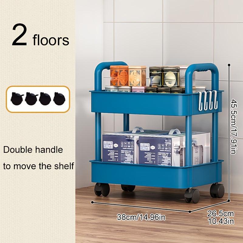 Multifunctional Cart with Wheels for Organization
