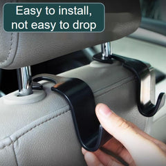2pcs Car Hook Rear Seat Back Hook Auto Front Seat Headrest Hooks