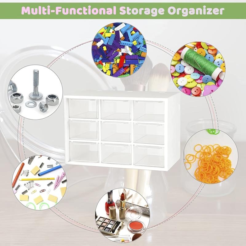 9 Drawer Mini Storage Cabinet for Office and Home Organization