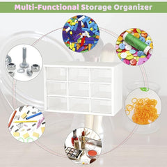 9 Drawer Mini Storage Cabinet for Office and Home Organization