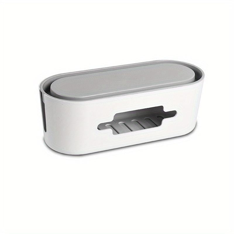 Desktop Cable Management Box Conceal Power Strips Data Lines Wires