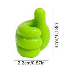 6pcs Thumb Hook Data Cable Storage Fixed Hook Cable Manager